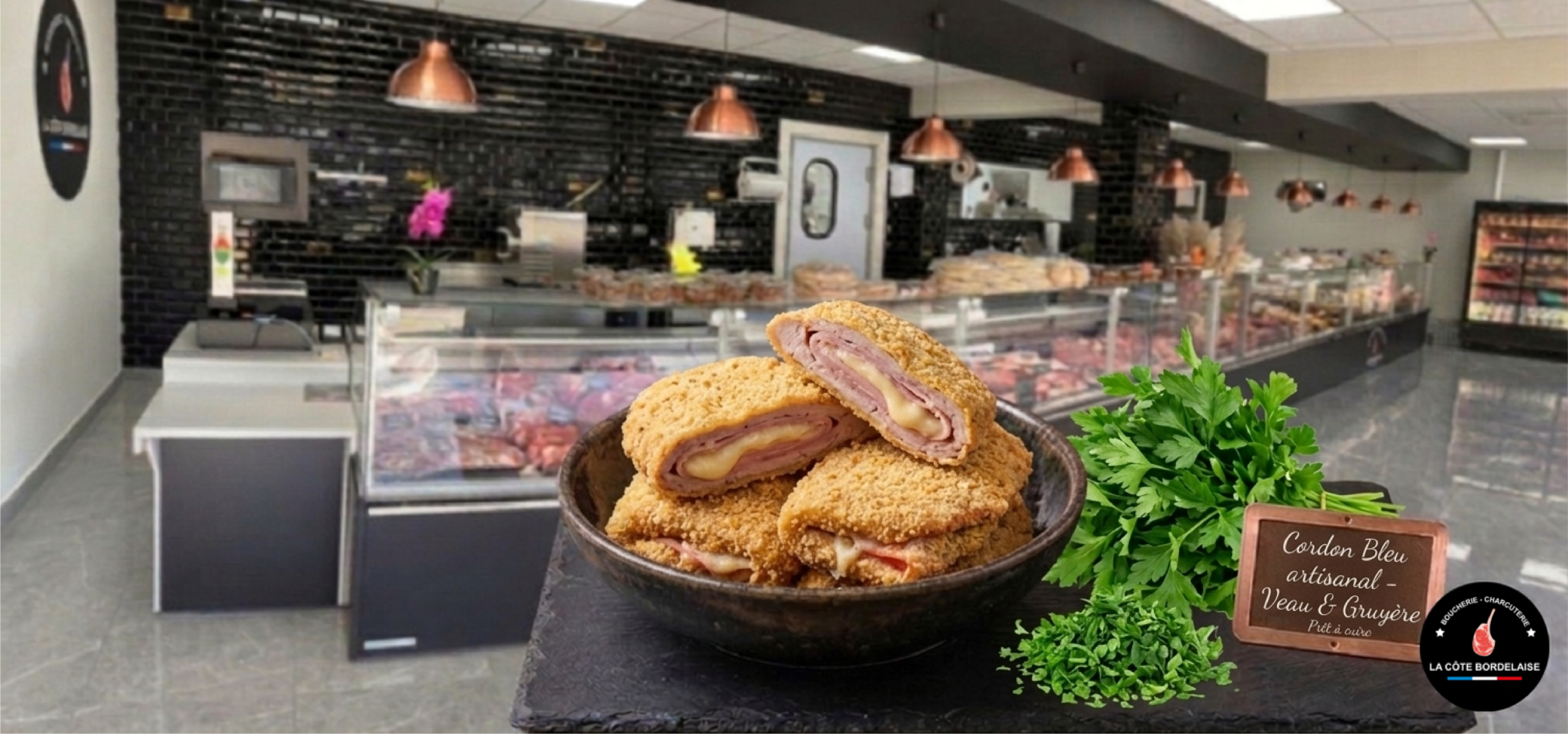 Rôti de dinde maigre et lapin entier frais sélectionnés par votre artisan boucher à Bordeaux.