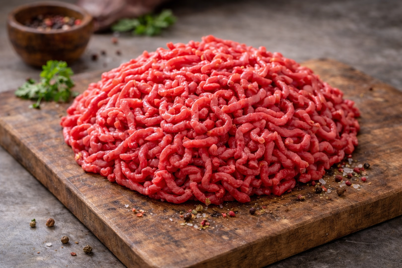 Viande hachée fraîche